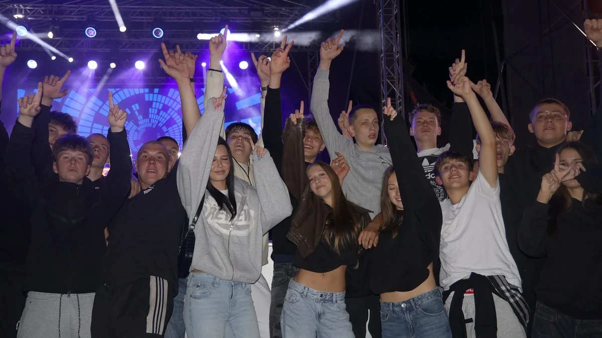 Święto Rawicza nocą